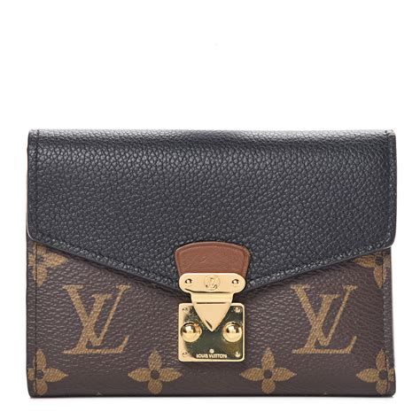 louis vuitton monogram canvas pallas compact wallet|Louis Vuitton Black Monogram Canvas Pallas Compact Wallet.